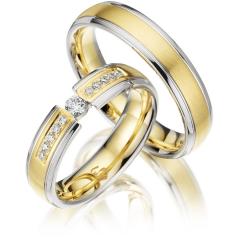 Simon & Söhne White gold yellow gold Marryring