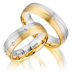 Simon & Söhne White gold yellow gold Marryring
