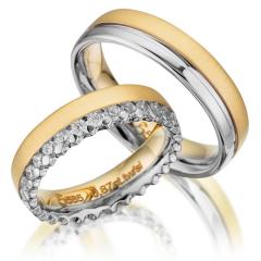 Simon & Söhne White gold yellow gold Marryring