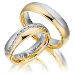 Simon & Söhne White gold yellow gold Marryring