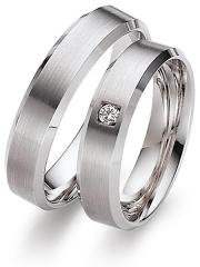585 Weissgold, seidenmatt / poliert,  August Gerstner Specials prices Wedding rings