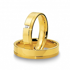 Breuning Oro amarillo - Los anillos de boda