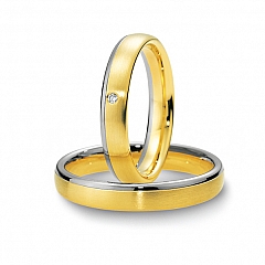 Breuning White gold yellow gold Marryring