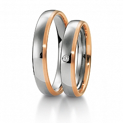 Breuning White gold red gold Marryring