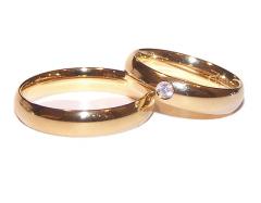 585 Gelbgold, poliert,  Bruno Mayer Classic wedding Rings