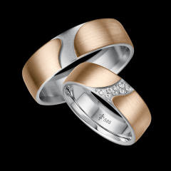 Giloy White gold rose gold Marryring