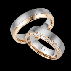 Giloy White gold rose gold Marryring