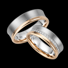 Giloy White gold rose gold Marryring