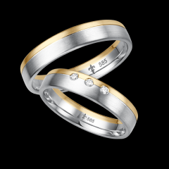Giloy White gold yellow gold Marryring