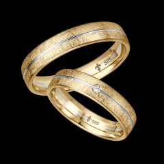 Giloy White gold yellow gold Marryring