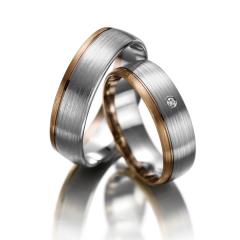 Weidner Gray gold red gold Marryring