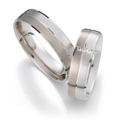 Weidner White gold gray gold Marryring
