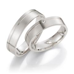 Weidner Oro blanco - Los anillos de boda