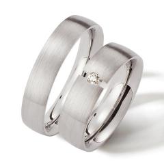 Weidner Oro blanco - Los anillos de boda