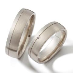 Weidner White gold gray gold Marryring