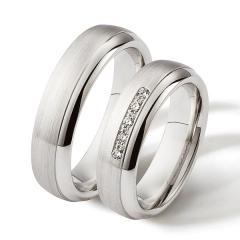 Weidner Oro blanco - Los anillos de boda