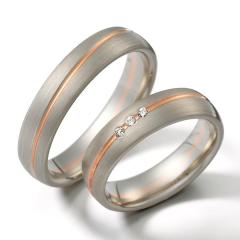 Weidner Gray gold red gold Marryring