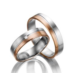 Weidner Gray gold red gold Marryring