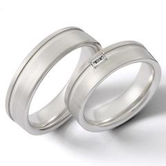 Weidner Oro blanco - Los anillos de boda