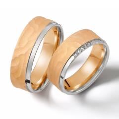 Weidner Oro blanco oro blanco Los anillos de boda