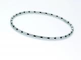 Tube stainless steel rubber chain 42 cm