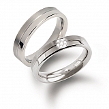 Promise Rings Titanium 0129-01 + 0129-05