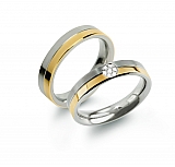 Promise Rings Titanium 0129-01 + 0129-05