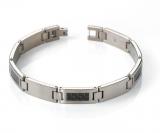 Bracelet titanium, carbon deposit 0333-01