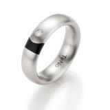 Partner rings stainless steel ceramic 064.0674.D12