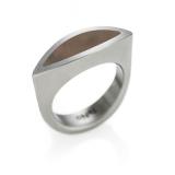 Stainless Steel Ring Nava pearl 066.1900.D26G