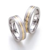 Partner rings Yunis ice matt gold 068.3200.D56