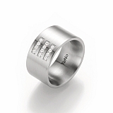 deluxx Design Ring mit 0,24 Carat TWsi Brillantpavée 069.12P06