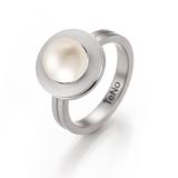 stainless steel pearl ring 069.17PW01