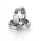 Partner rings Yunis Satin 069.3200.D75 - 069.3212.D75