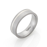 TeNo Partnerring TaMoR mit Silbereinlage 267.1300.D30