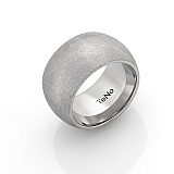 TeNo Ring AURA eismattiert und Comfort Fit Ringschiene 369.3500