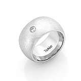 TeNo Ring "AURA" mit Brillant 0,10 Carat TW/si 369.3511