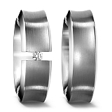 51102/001/006/2000 +51103/001/000/2000 1, w-si, Made in Germany, 3 mm, mattiert, 7.5 mm, Diamant, 0.06 ct,