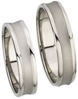 Friendship Rings 925 Silber, 5,00 mm Breite, seidenmatt / poliert, kein Steinbesatz,