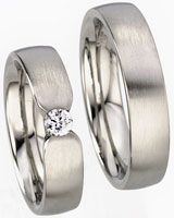 Friendship Rings 925 Silber, 5,50 mm Breite, seidenmatt, 1 Zirkonia,