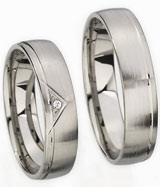 Friendship Rings 925 Silber, 5,00 mm Breite, seidenmatt, 1 Zirkonia,