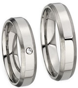 Friendship Rings 925 Silber, 5,00 mm Breite, seidenmatt/ poliert, 1 Zirkonia,