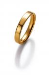 Marrying 585 Gelbgold, 4,00 mm Breite, poliert, ohne Steinbesatz,