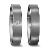 50887/001/003/2000 + 50887/002/000/2000 1, w-si, Made in Germany, 2.3 mm, mattiert, 6 mm, Diamant, 0.03 ct,