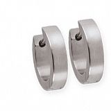 Earrings E112 satin Stainless Steel,