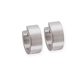 Earrings E114 satin Stainless Steel,
