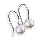 Pearl Earrings Stainless Steel E212