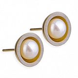 Pearl stud earrings E223