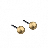 Ohrstecker Gelbgold beschichtet E286