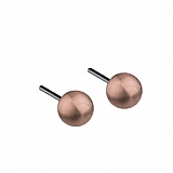 Ohrstecker Rotgold beschichtet E291